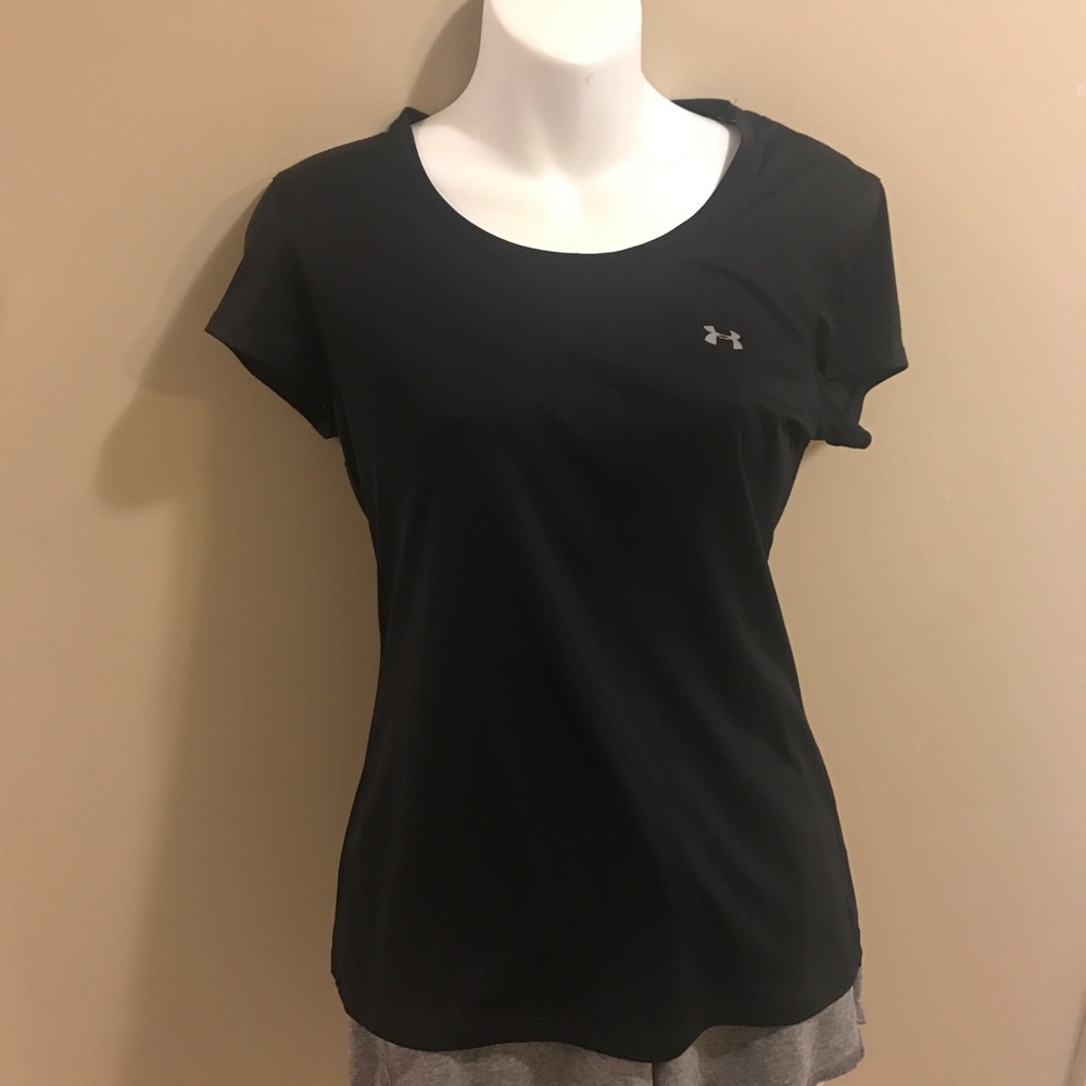Under Armour Basic Black Workout Athletic Tshirt